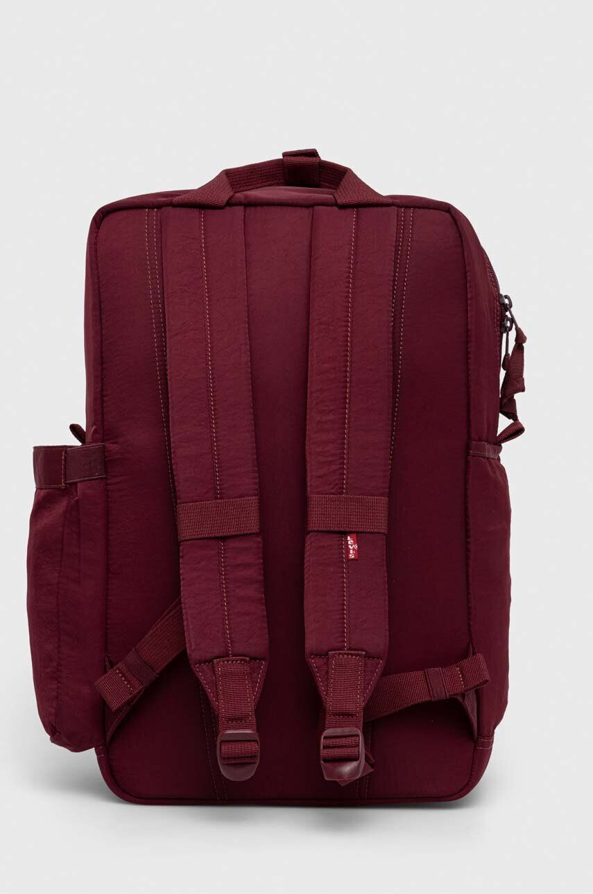 Levi's rucsac culoarea bordo mare neted - Pled.ro