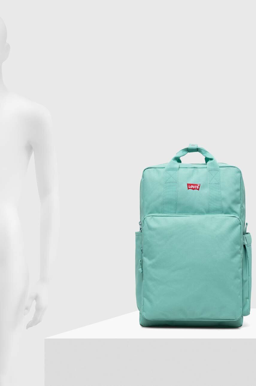 Levi's rucsac culoarea verde mare neted - Pled.ro