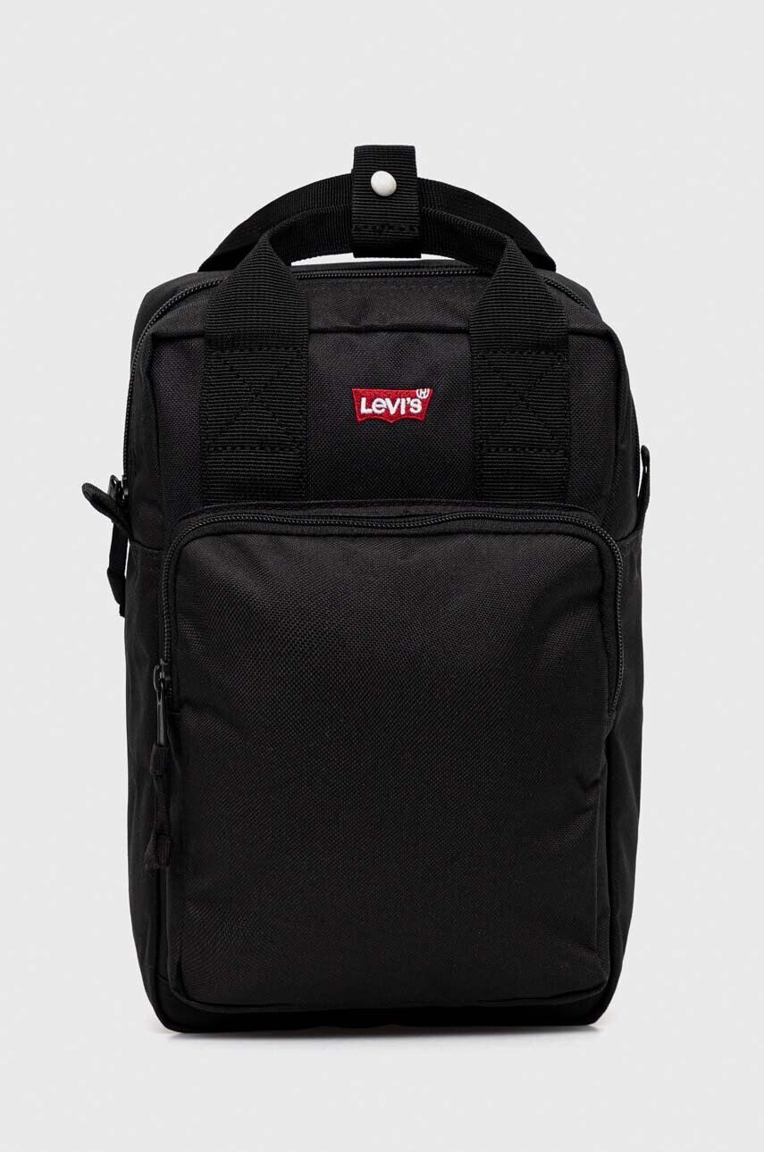 Levi's rucsac femei culoarea negru mic neted - Pled.ro