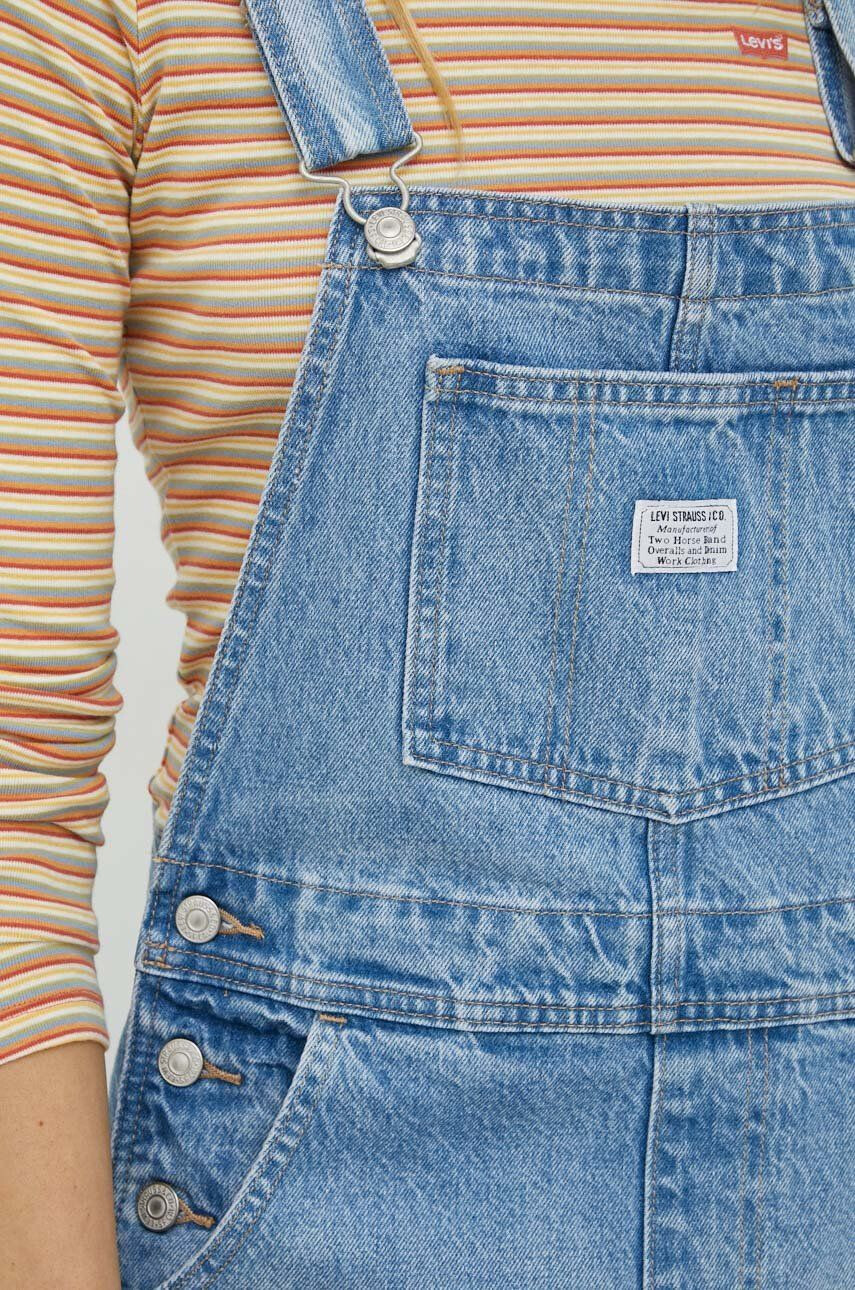 Levi's salopete din denim femei - Pled.ro