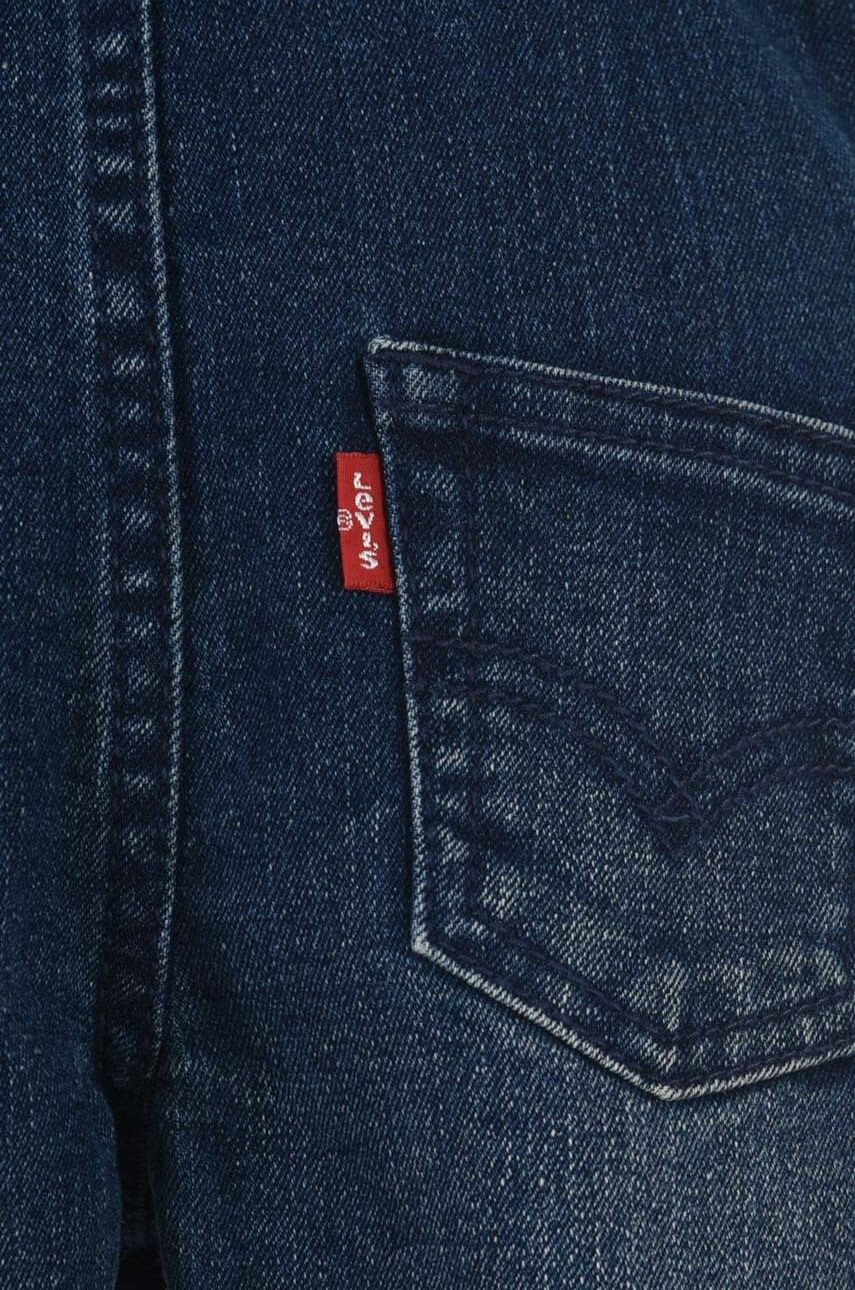 Levi's salopete din denim pentru copii culoarea albastru marin - Pled.ro