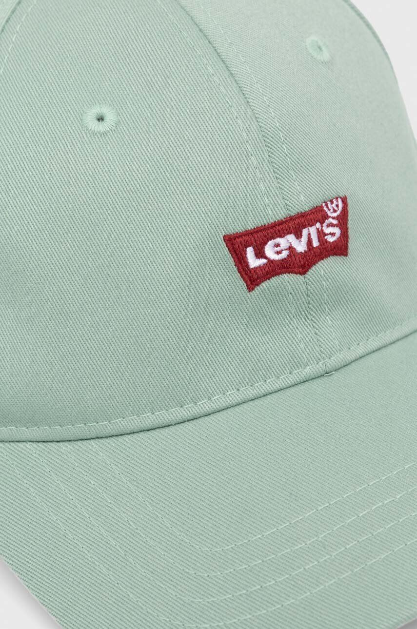 Levi's sapca culoarea verde cu imprimeu - Pled.ro