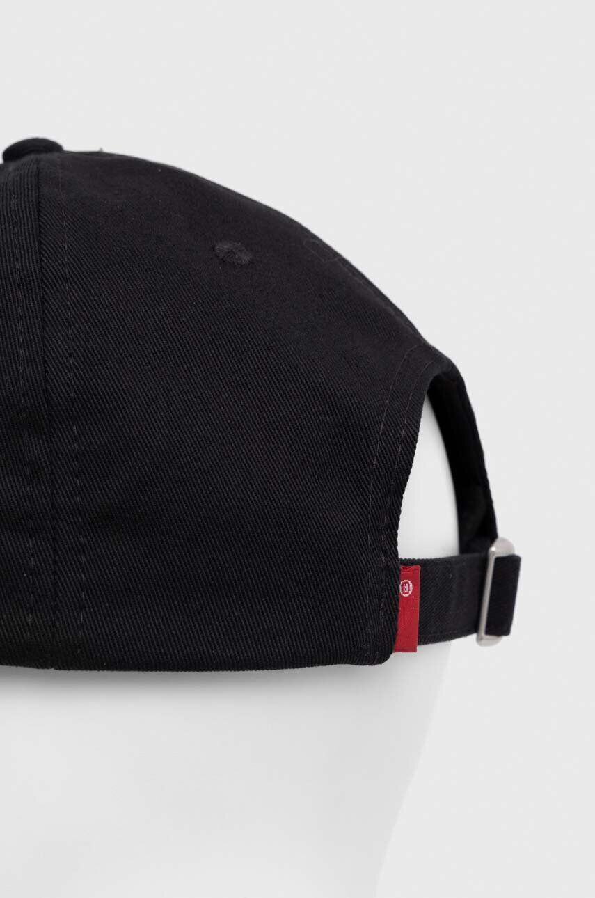 Levi's șapcă de baseball din bumbac culoarea negru cu imprimeu - Pled.ro