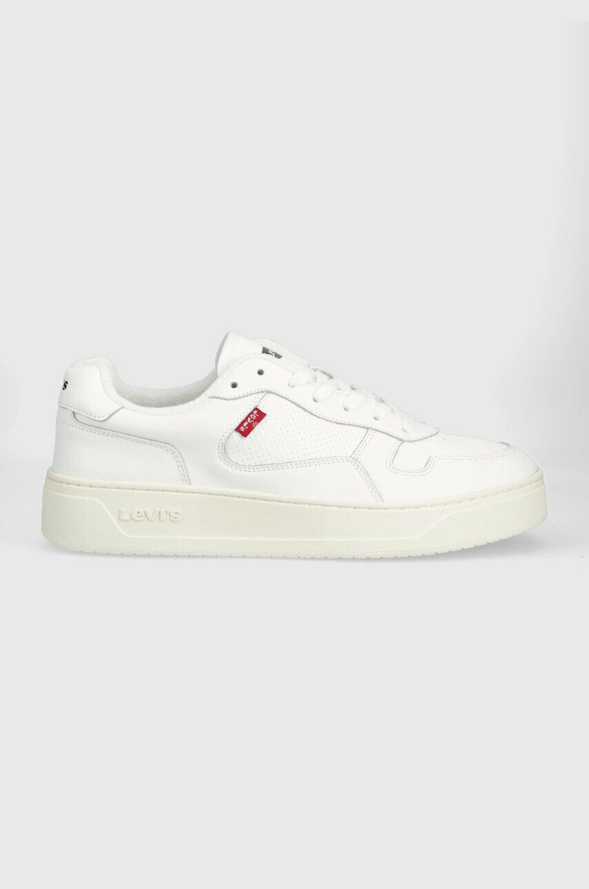 Levi's sneakers din piele Glide culoarea alb D7521.0001 - Pled.ro