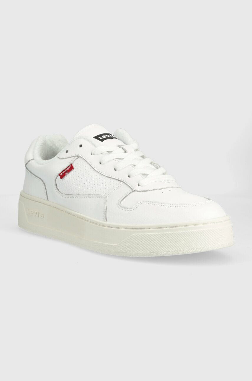 Levi's sneakers din piele Glide culoarea alb D7521.0001 - Pled.ro