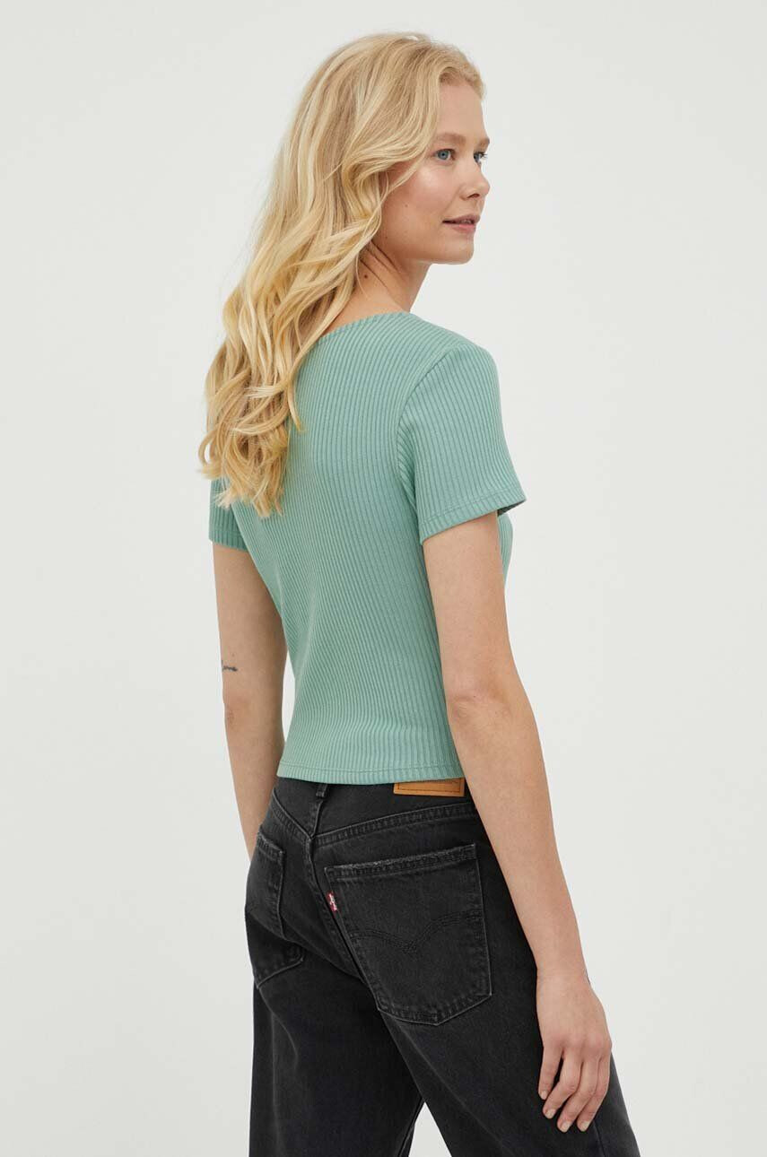 Levi's tricou femei culoarea verde - Pled.ro