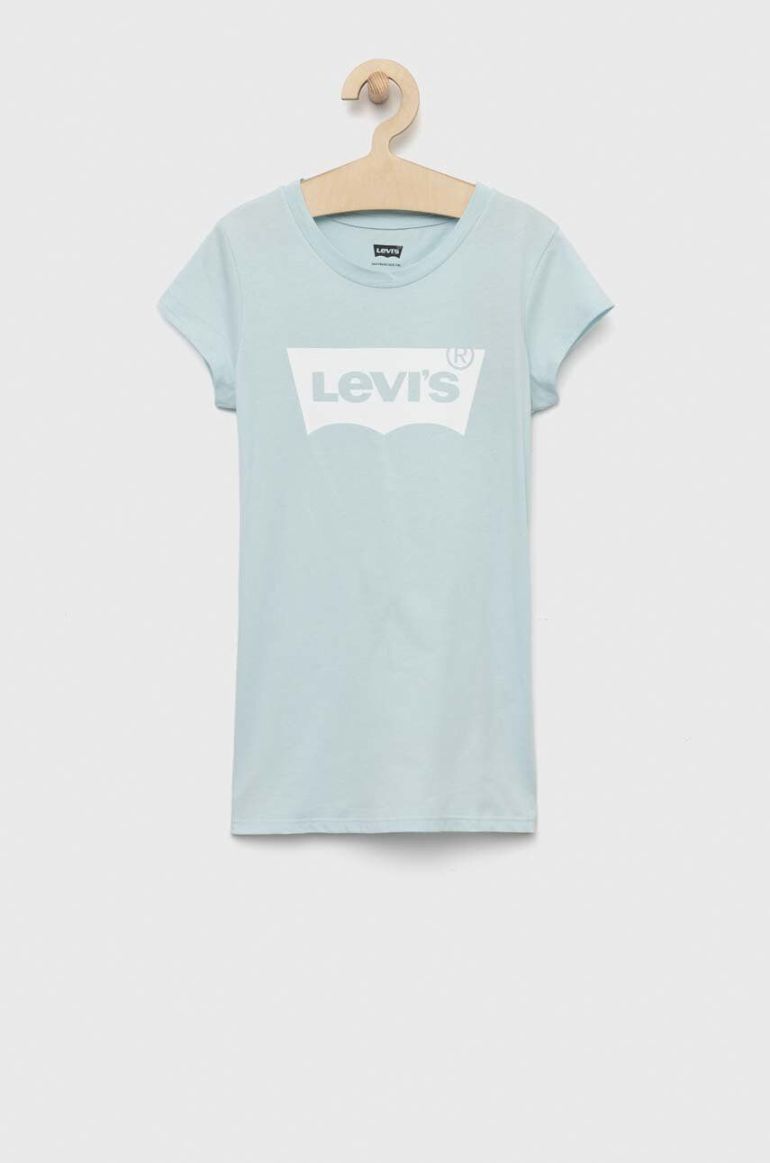 Levi's tricou copii culoarea turcoaz - Pled.ro