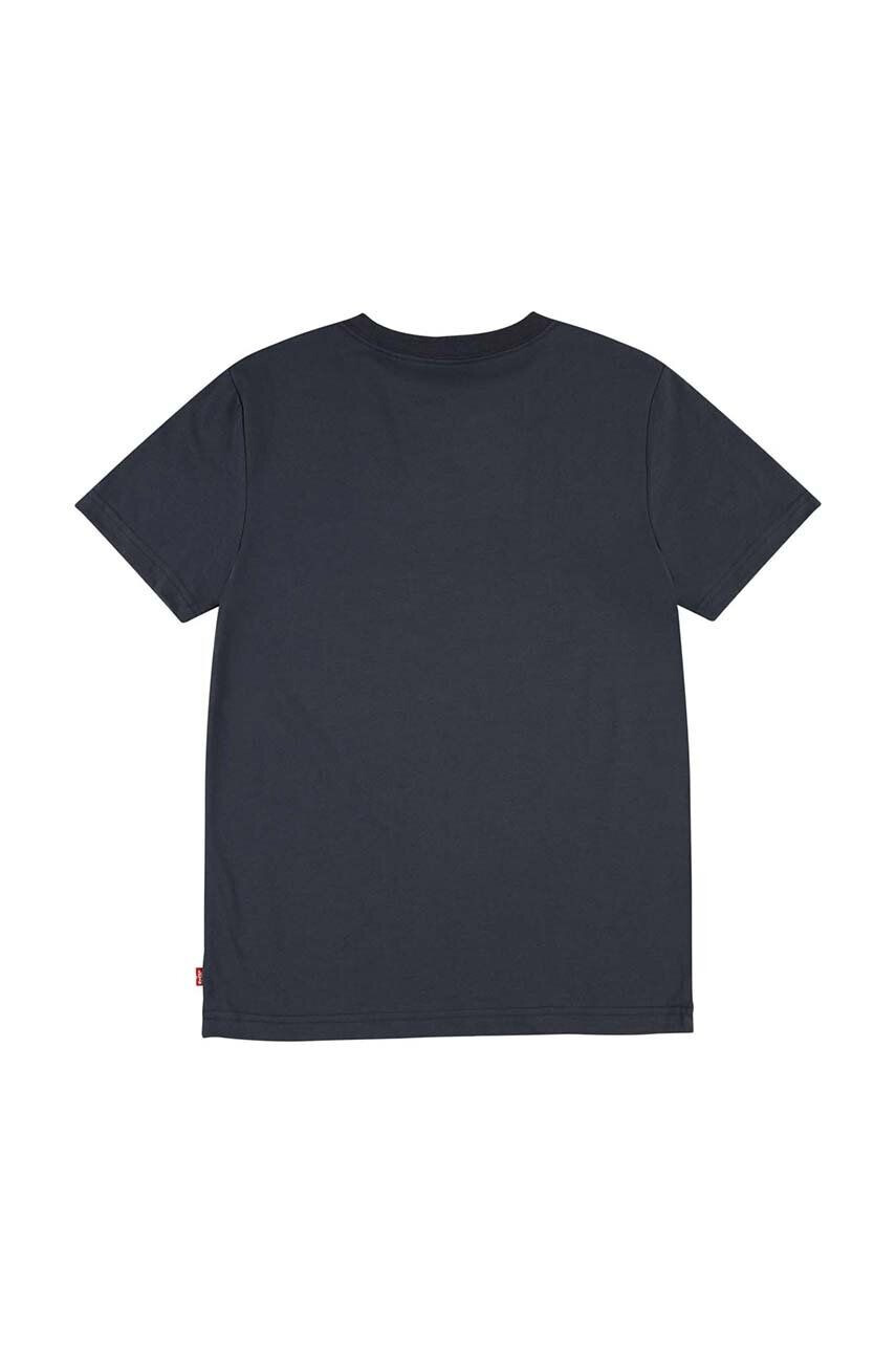 Levi's tricou copii culoarea gri cu imprimeu - Pled.ro