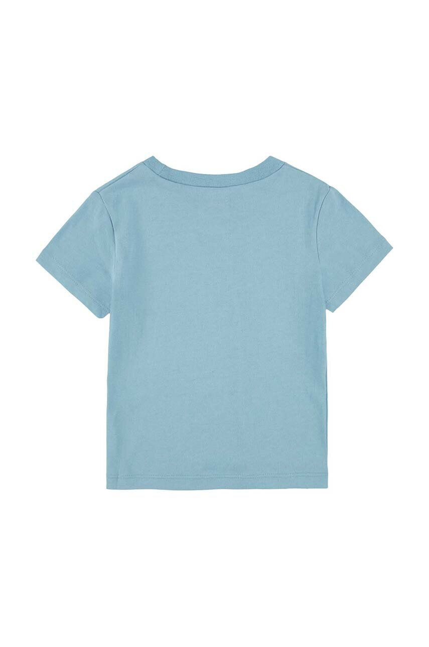 Levi's tricou de bumbac pentru copii culoarea alb cu imprimeu - Pled.ro