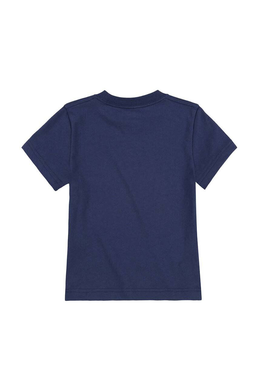 Levi's tricou de bumbac pentru copii culoarea albastru marin cu imprimeu - Pled.ro