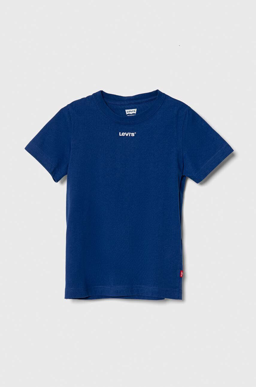 Levi's tricou de bumbac pentru copii neted - Pled.ro