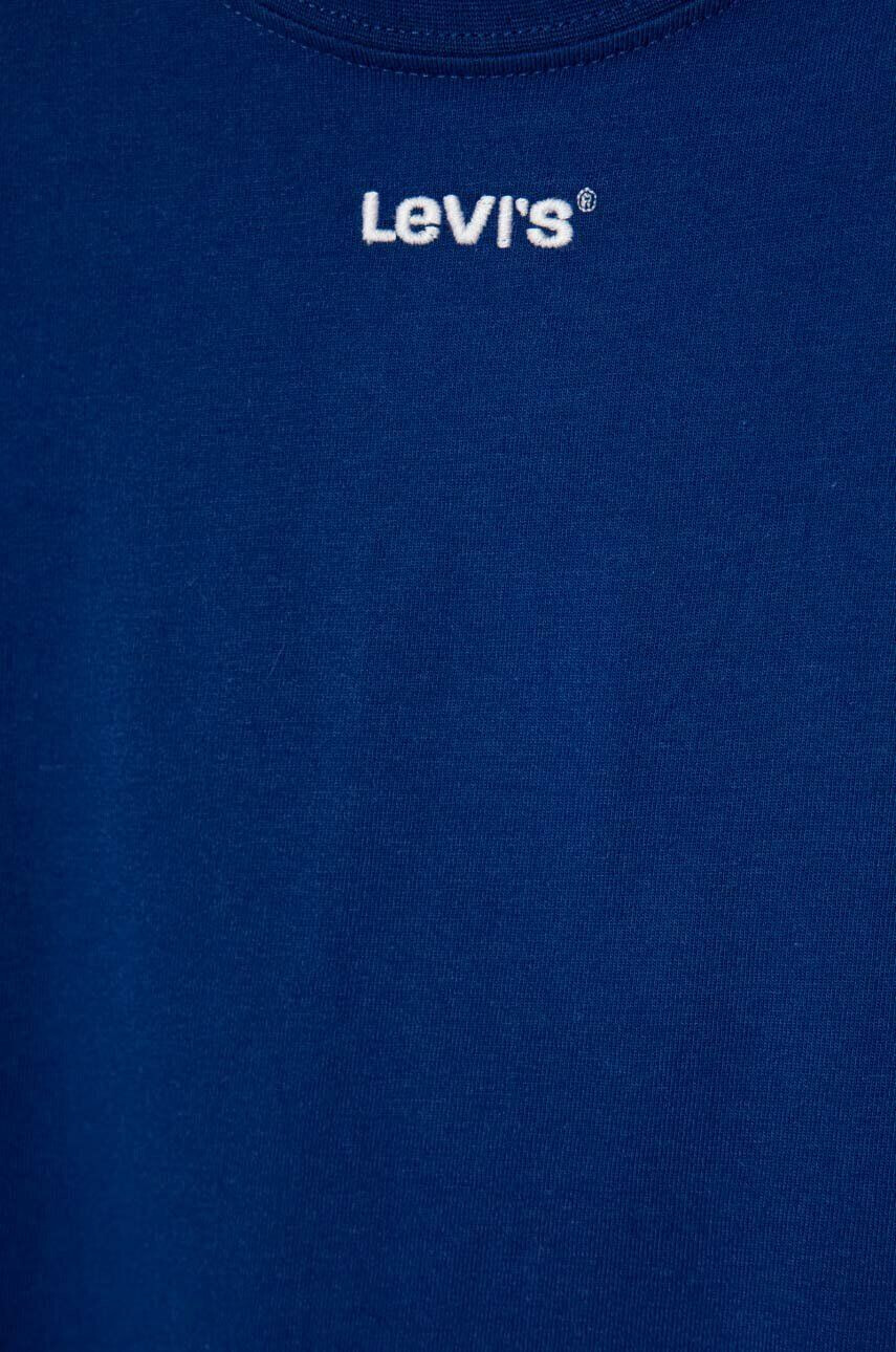 Levi's tricou de bumbac pentru copii neted - Pled.ro