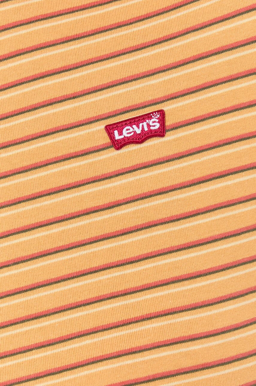 Levi's tricou din bumbac culoarea portocaliu - Pled.ro