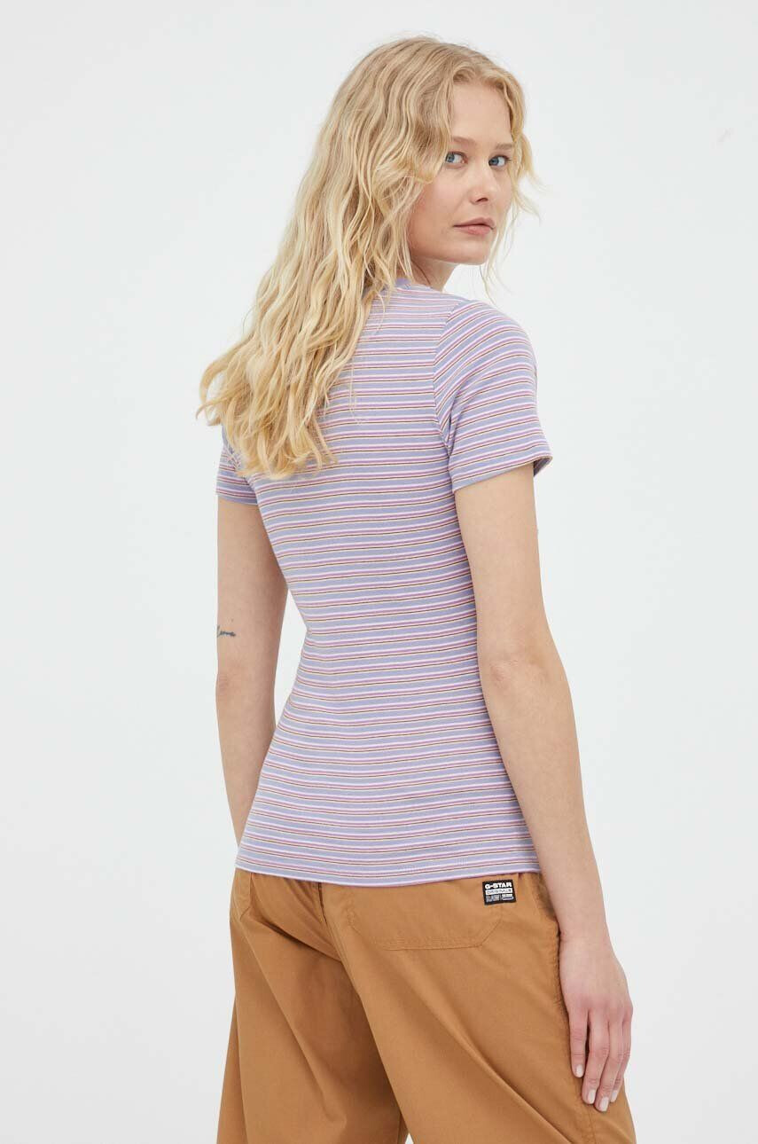 Levi's tricou din bumbac culoarea violet - Pled.ro