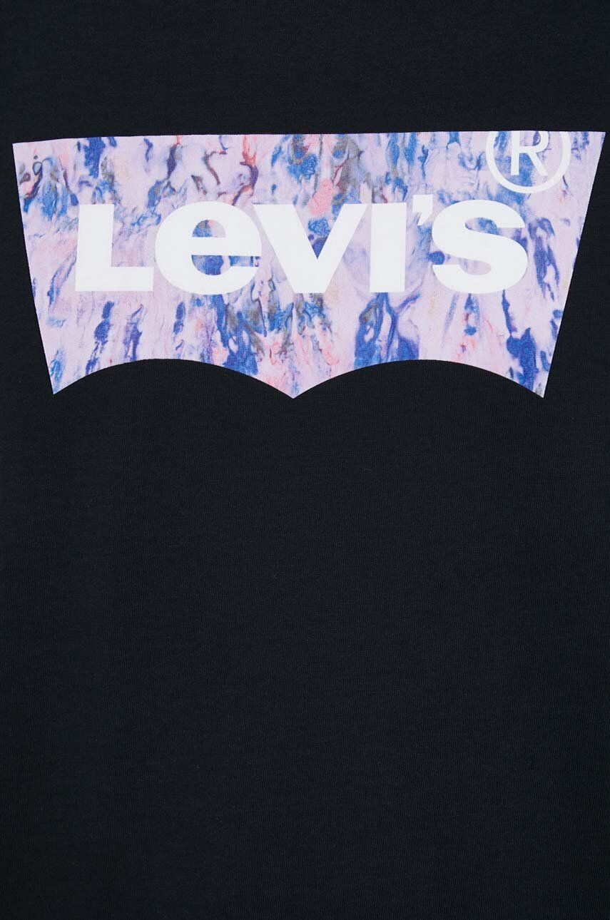 Levi's tricou din bumbac culoarea alb - Pled.ro