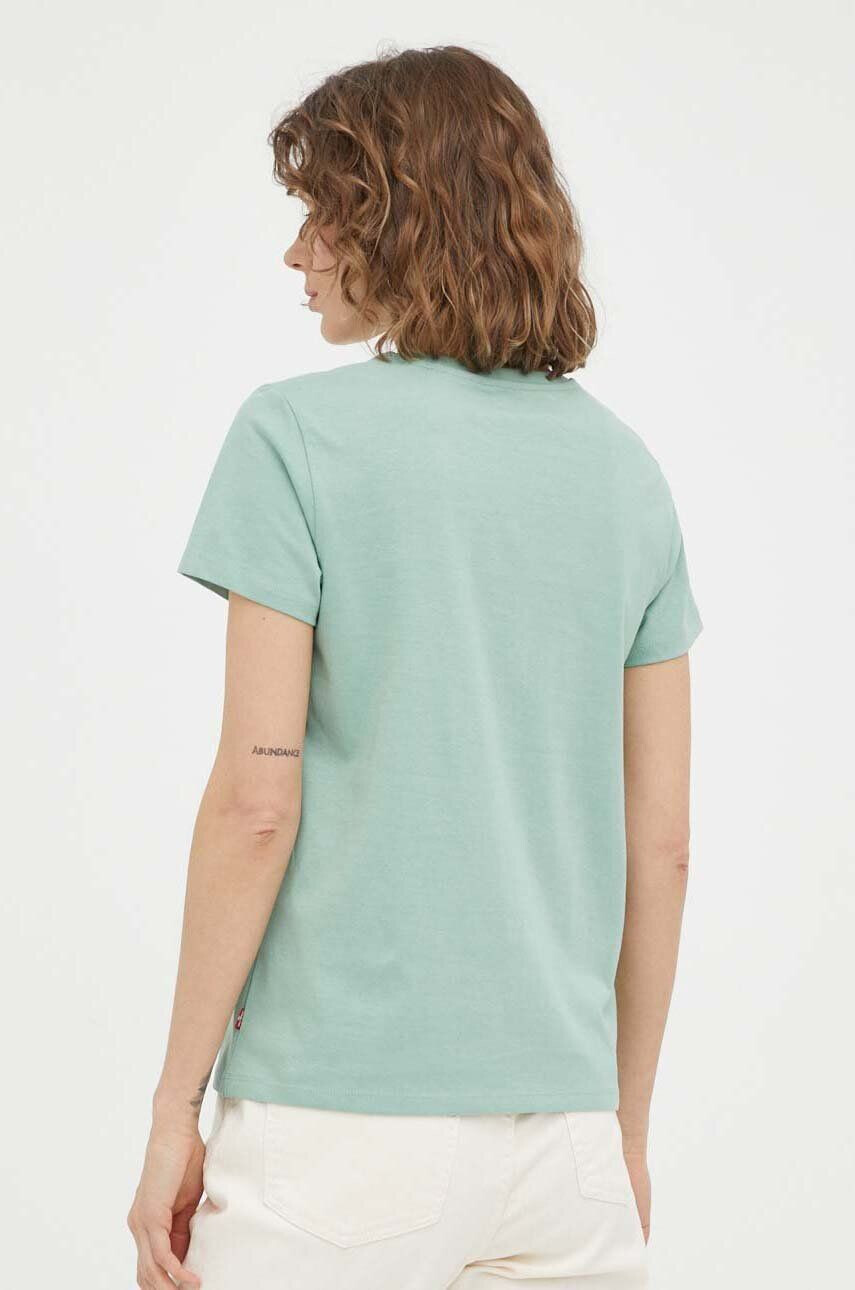 Levi's tricou din bumbac culoarea alb - Pled.ro