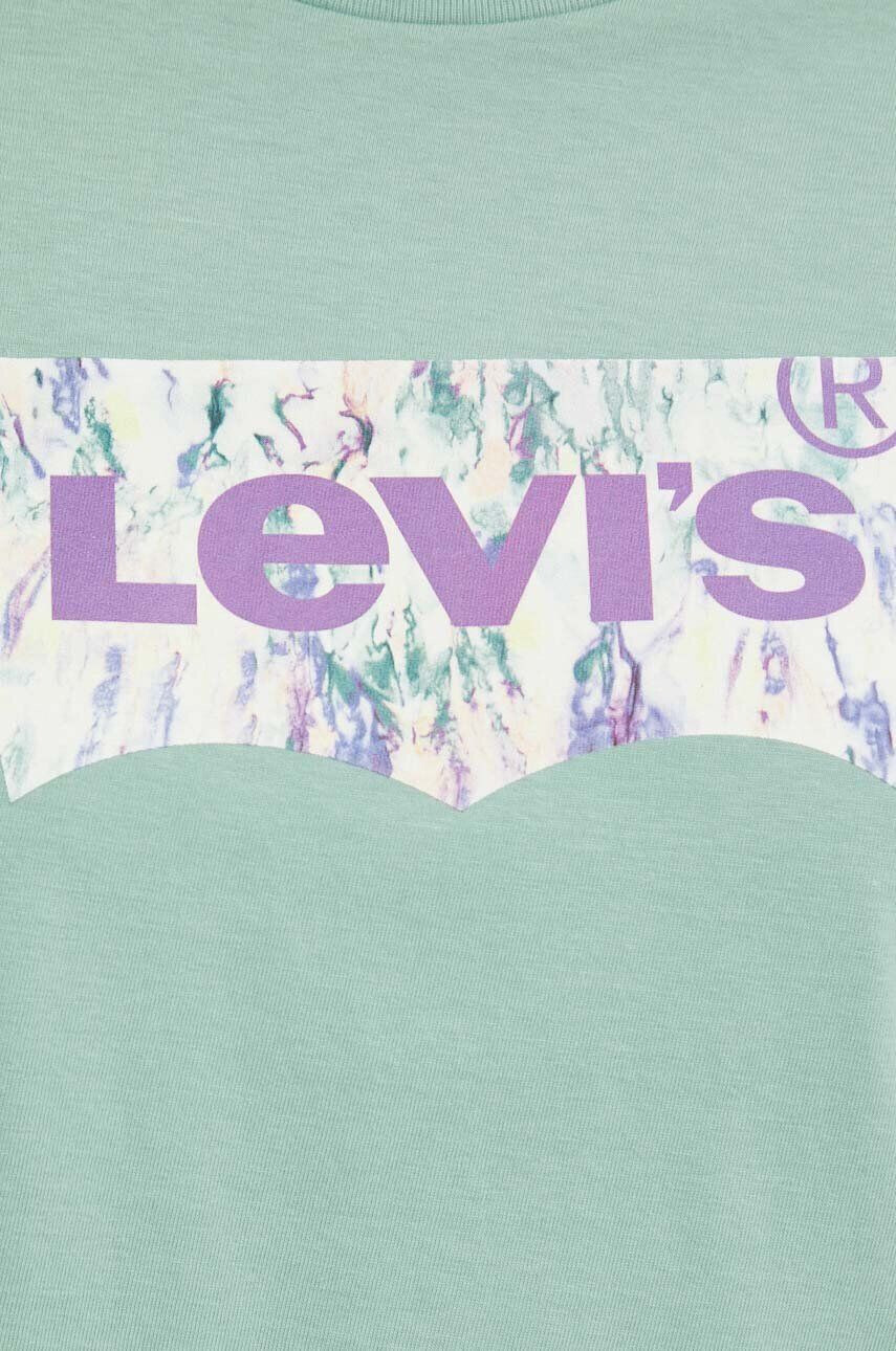 Levi's tricou din bumbac culoarea alb - Pled.ro