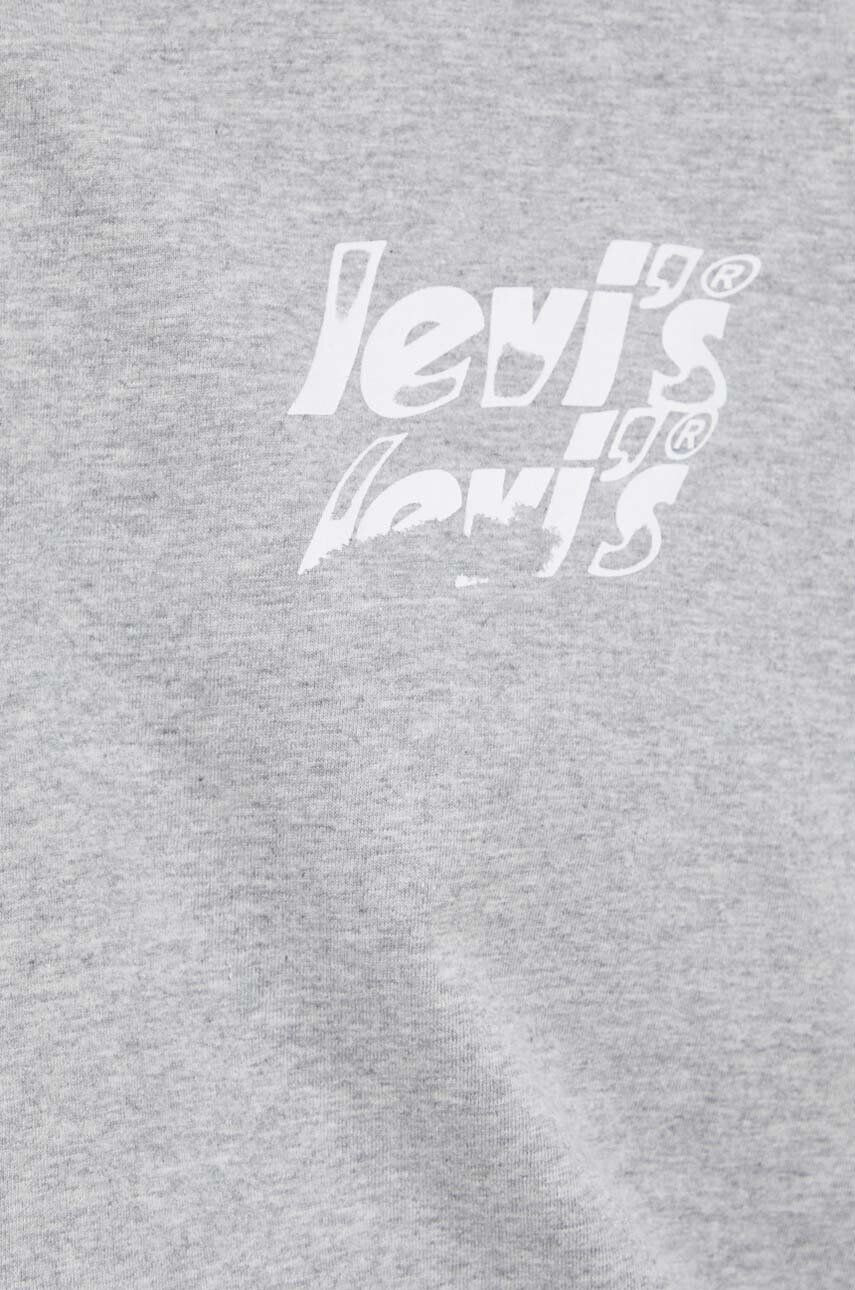 Levi's tricou din bumbac culoarea bej - Pled.ro