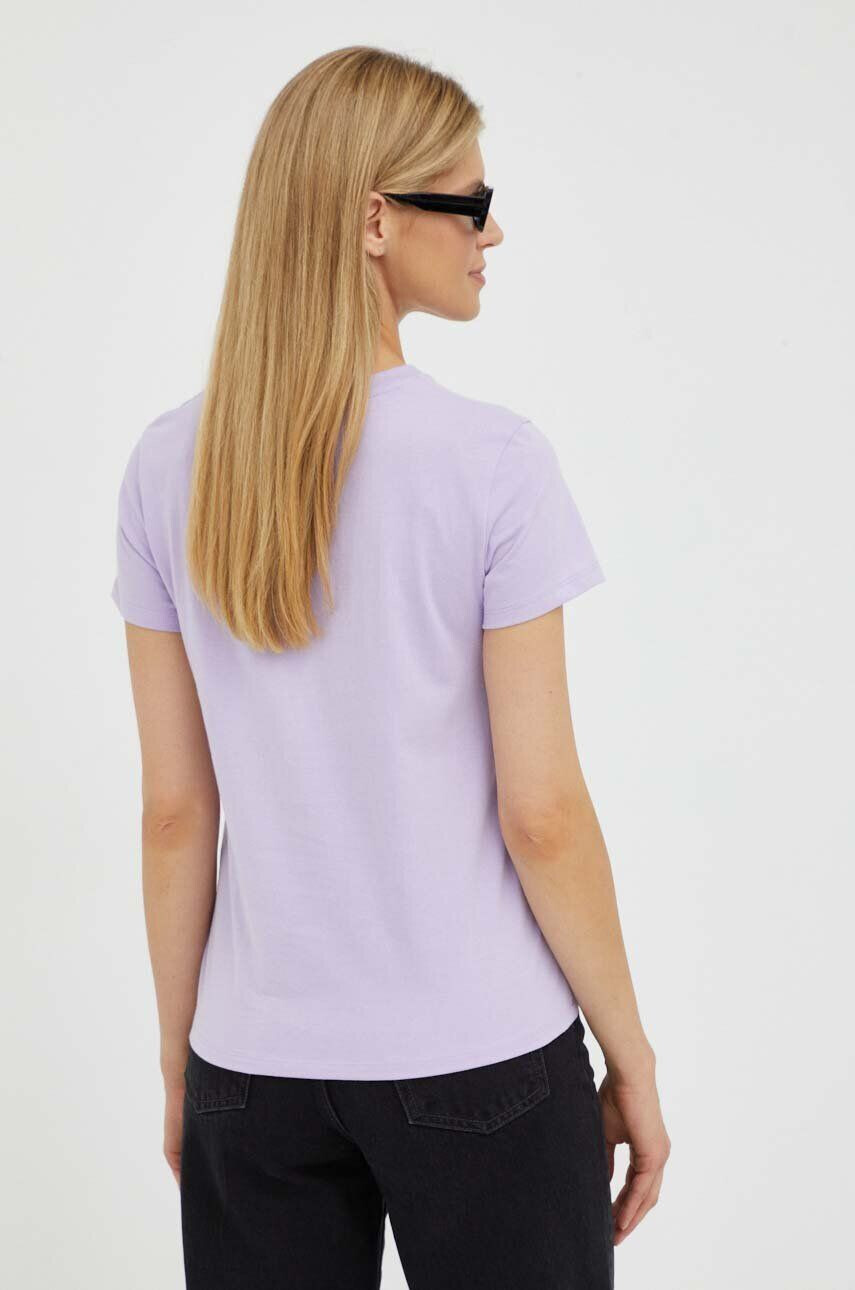 Levi's tricou din bumbac culoarea violet - Pled.ro