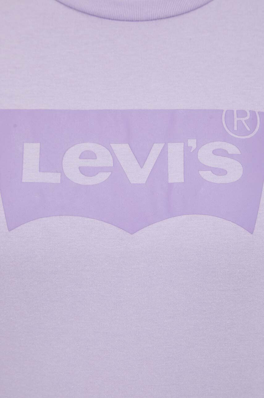 Levi's tricou din bumbac culoarea violet - Pled.ro