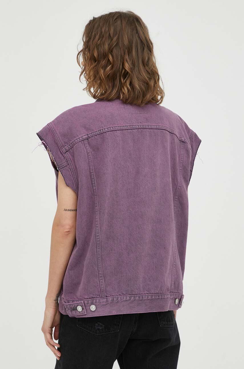 Levi's vesta de blugi barbati culoarea violet de tranzitie - Pled.ro