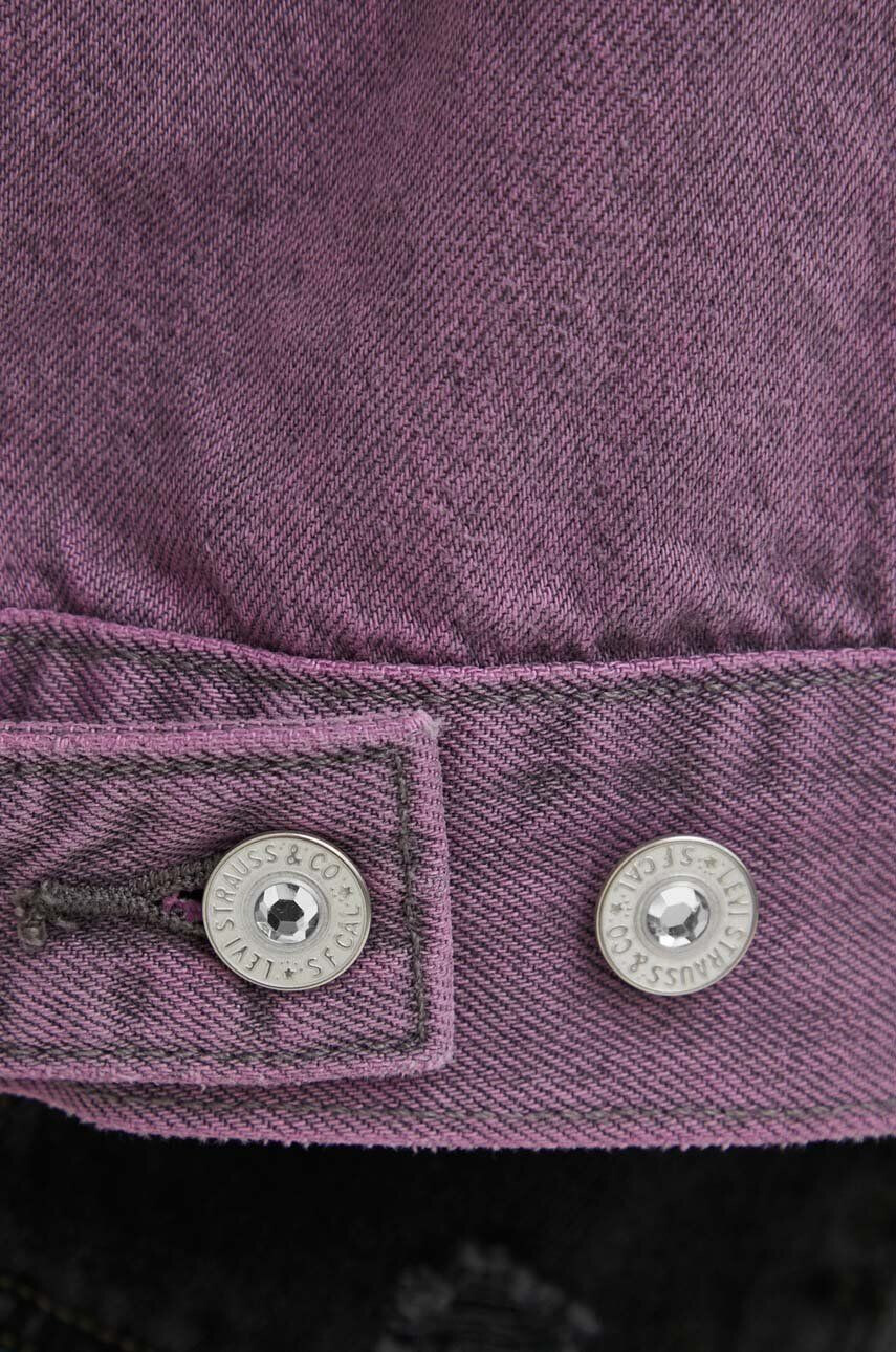 Levi's vesta de blugi barbati culoarea violet de tranzitie - Pled.ro