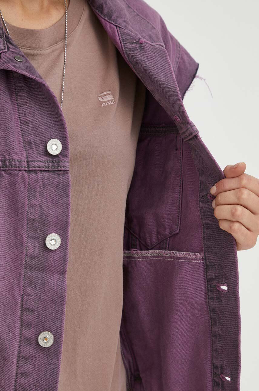 Levi's vesta de blugi barbati culoarea violet de tranzitie - Pled.ro