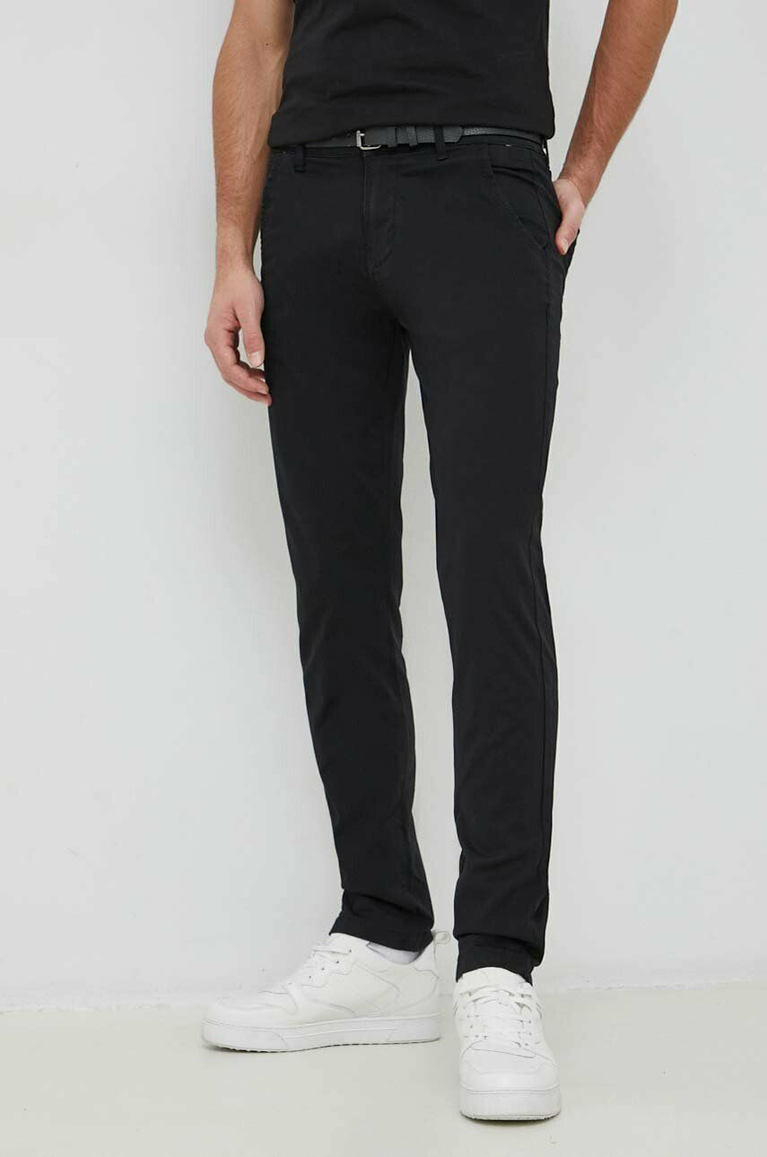 Lindbergh pantaloni Barbati culoarea negru mulata - Pled.ro