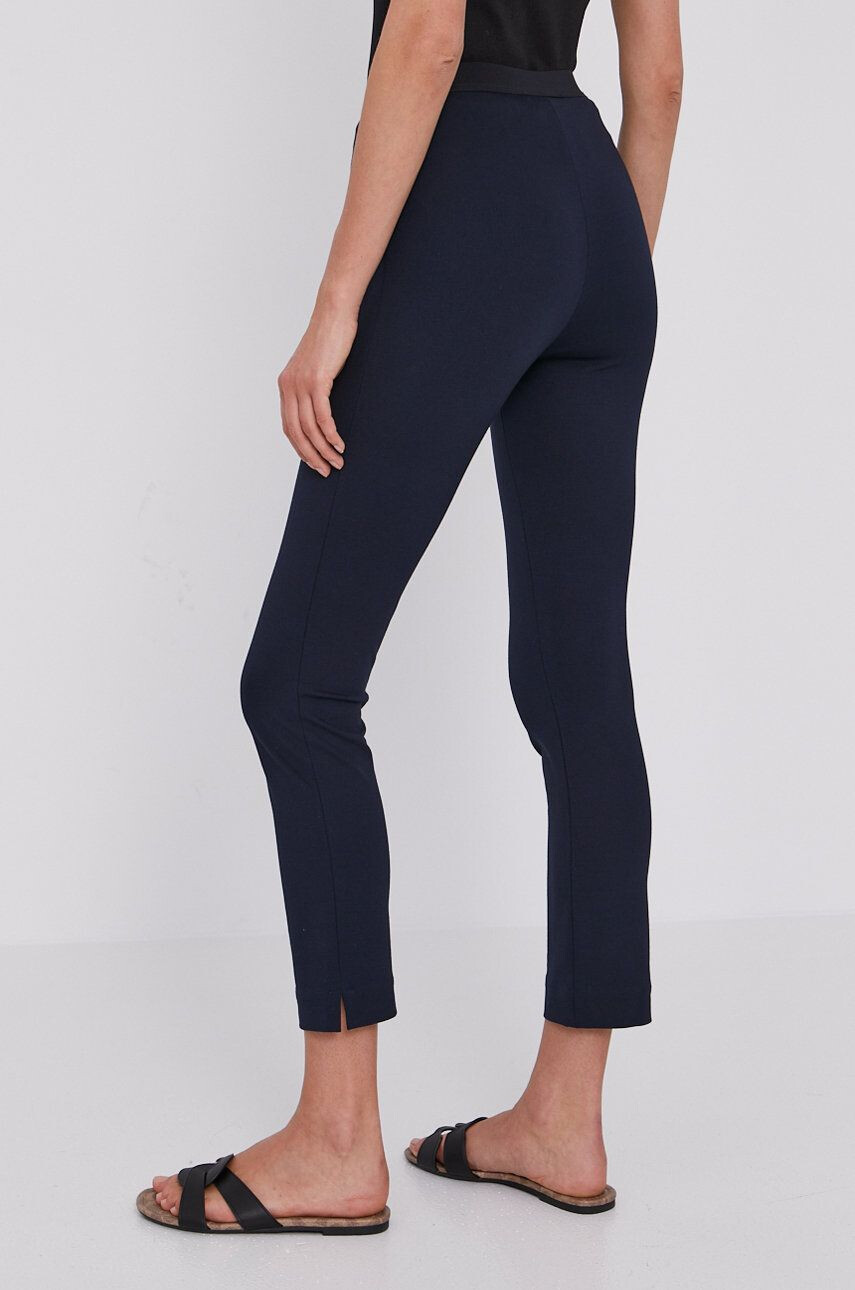 Liviana Conti Pantaloni femei culoarea albastru marin model drept medium waist - Pled.ro