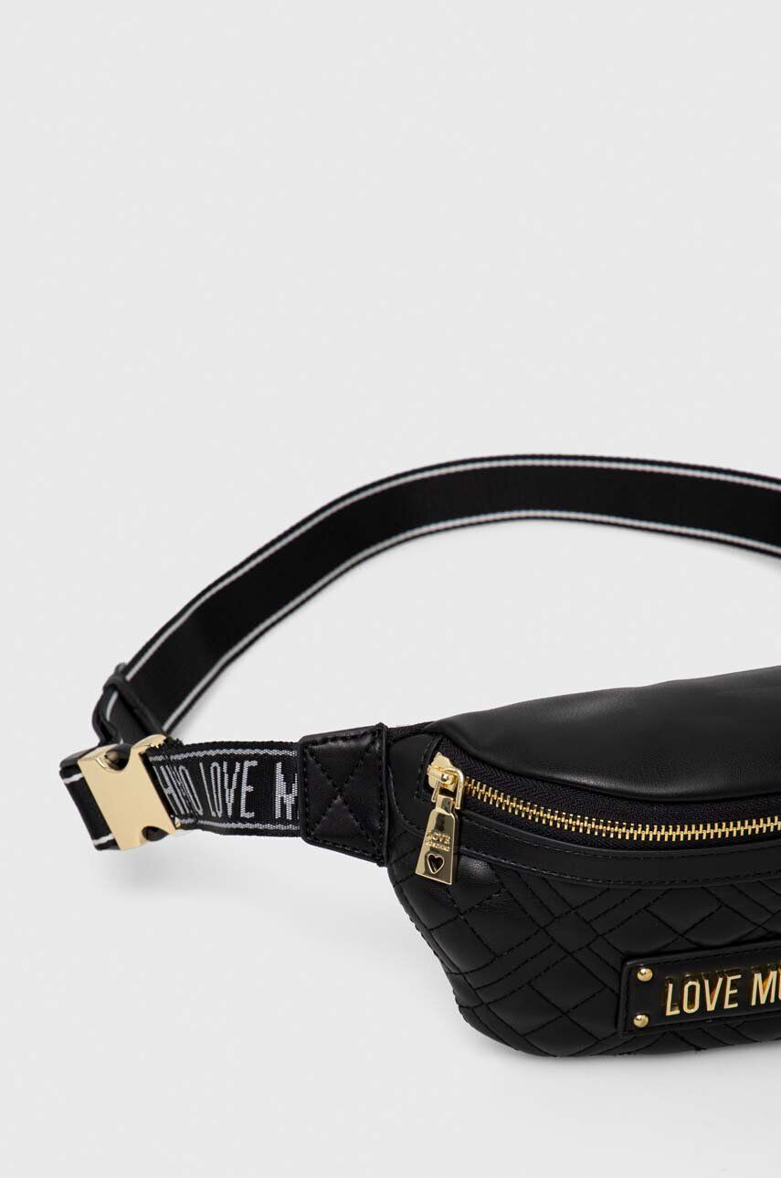 Love Moschino borseta culoarea negru - Pled.ro