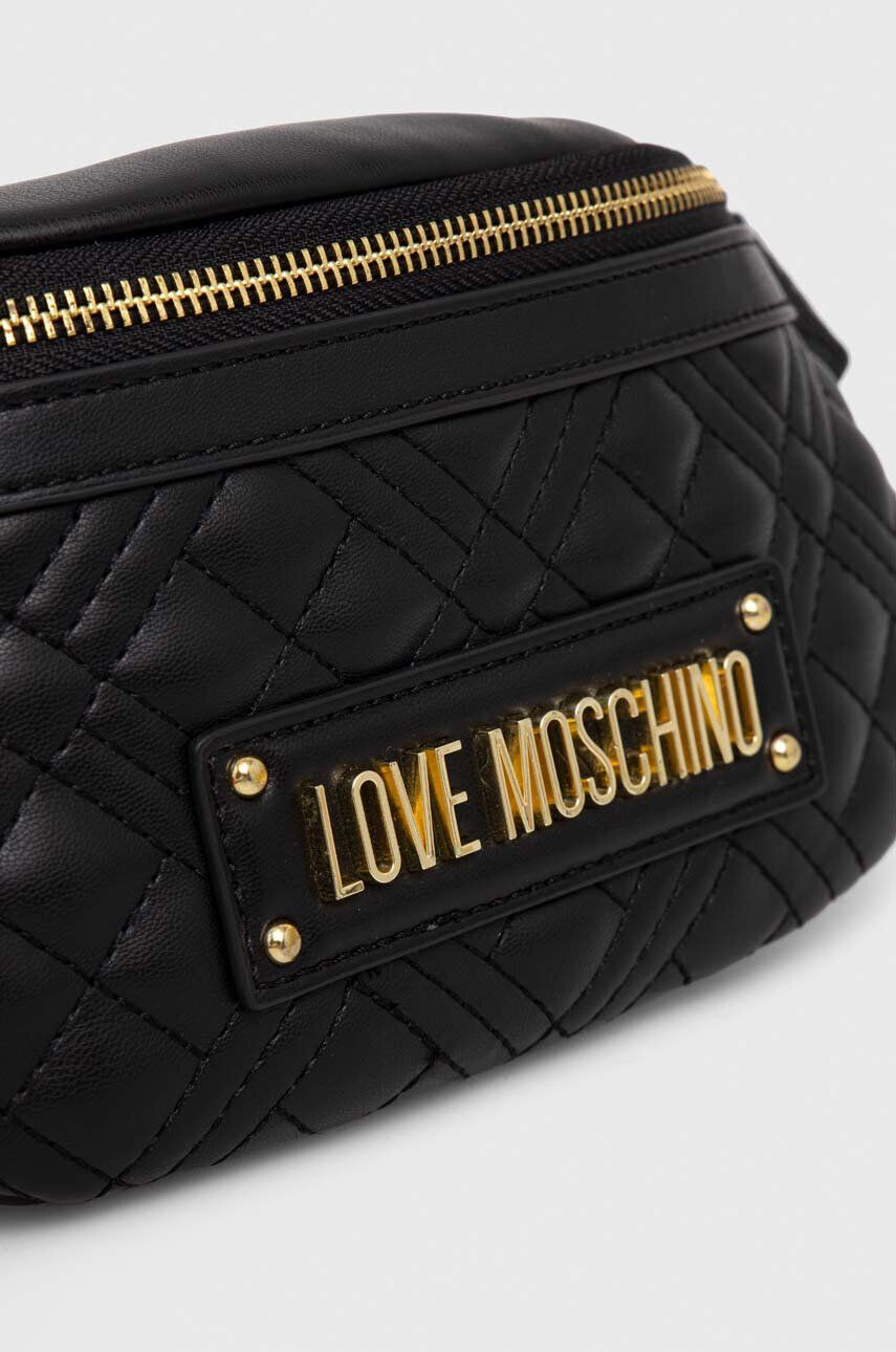 Love Moschino borseta culoarea negru - Pled.ro