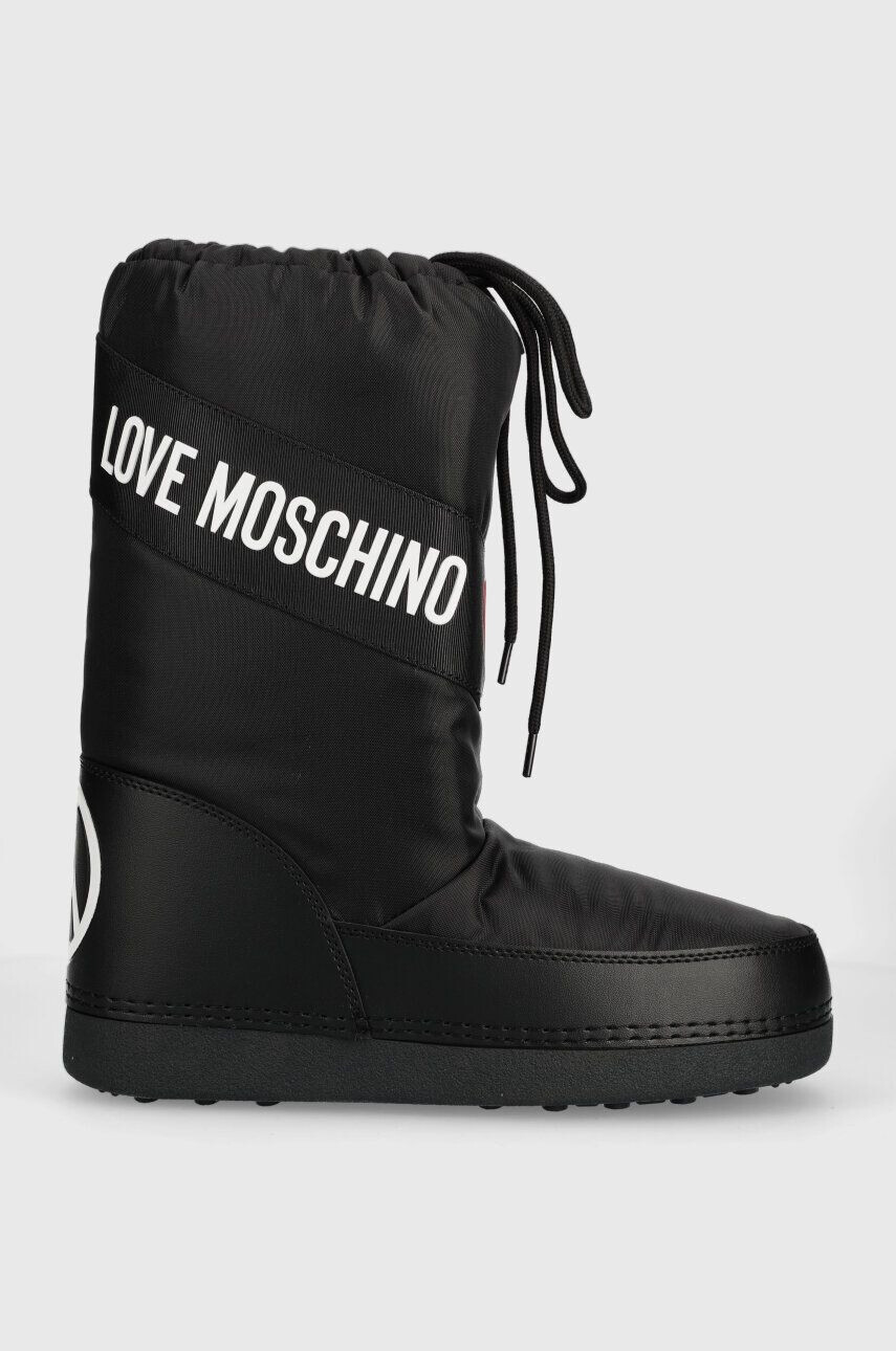 Love Moschino cizme de iarna culoarea negru JA24032G1HISA000 - Pled.ro