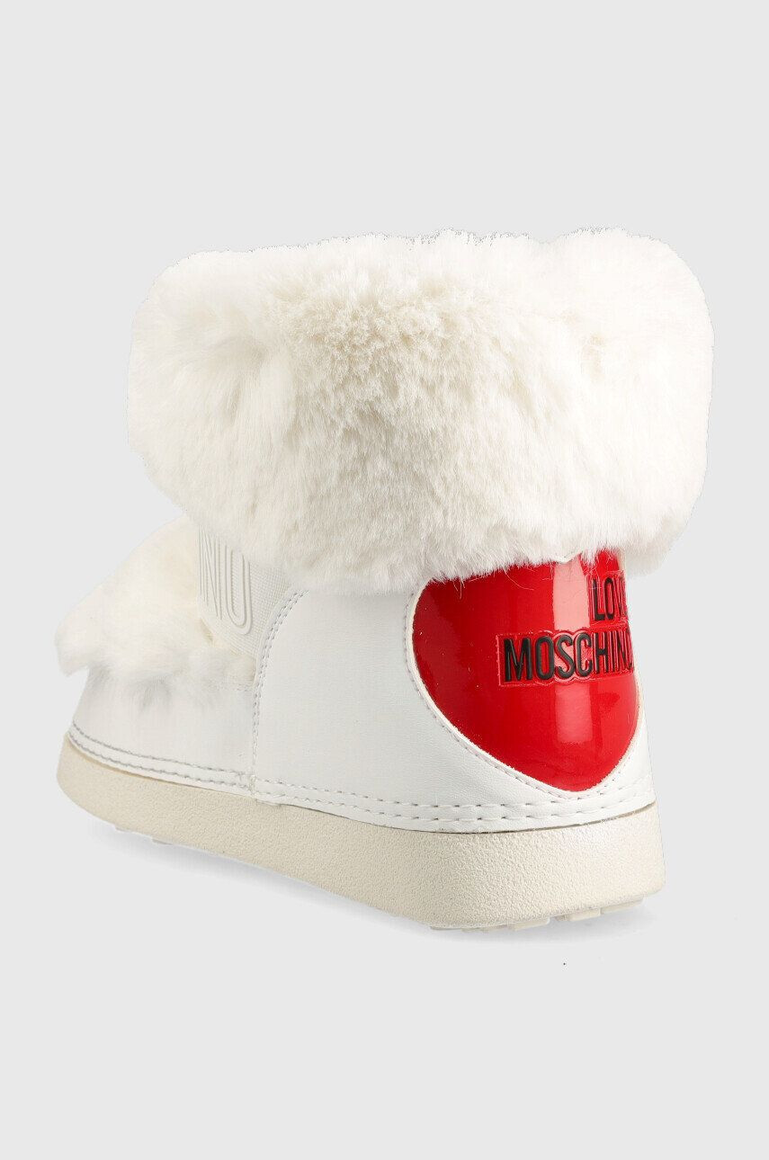 Love Moschino cizme de iarna culoarea alb - Pled.ro