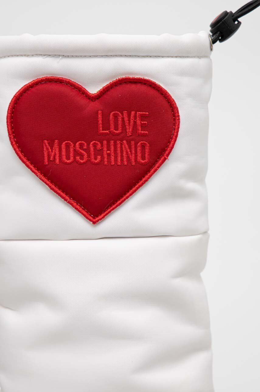 Love Moschino cizme de iarna culoarea alb - Pled.ro