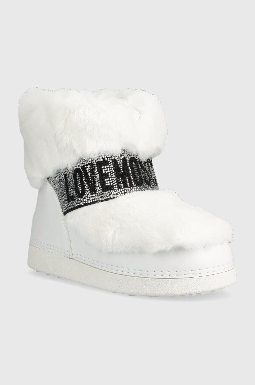 Love Moschino cizme de iarna SKIBOOT20 culoarea alb JA24202G0HJW0100 - Pled.ro