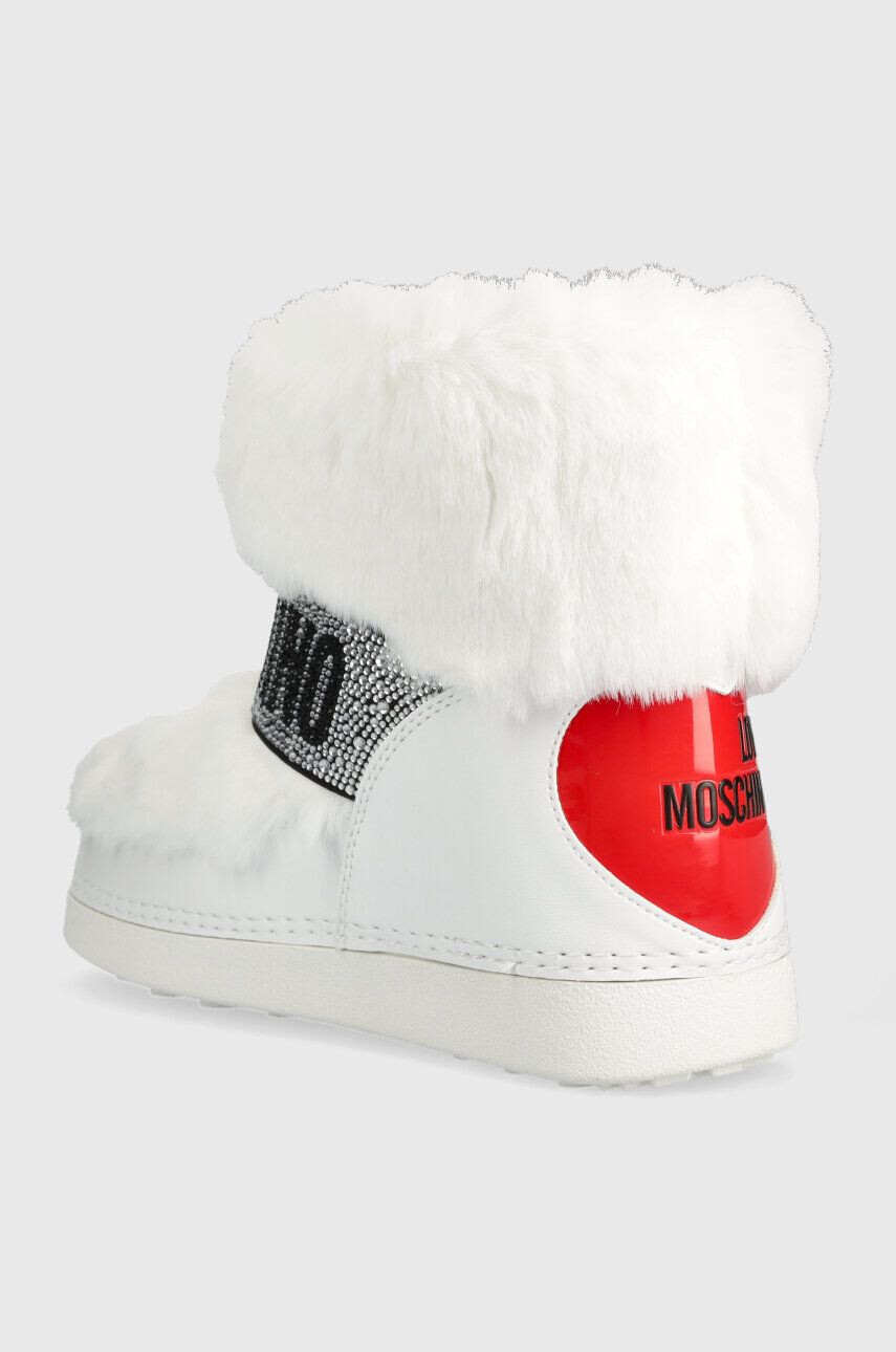 Love Moschino cizme de iarna SKIBOOT20 culoarea alb JA24202G0HJW0100 - Pled.ro