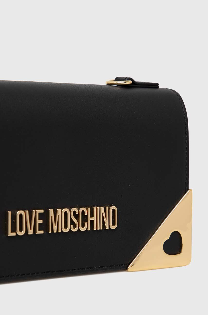 Love Moschino geantă culoarea neagră - Pled.ro