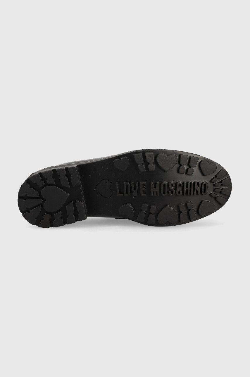 Love Moschino mocasini de piele - Pled.ro