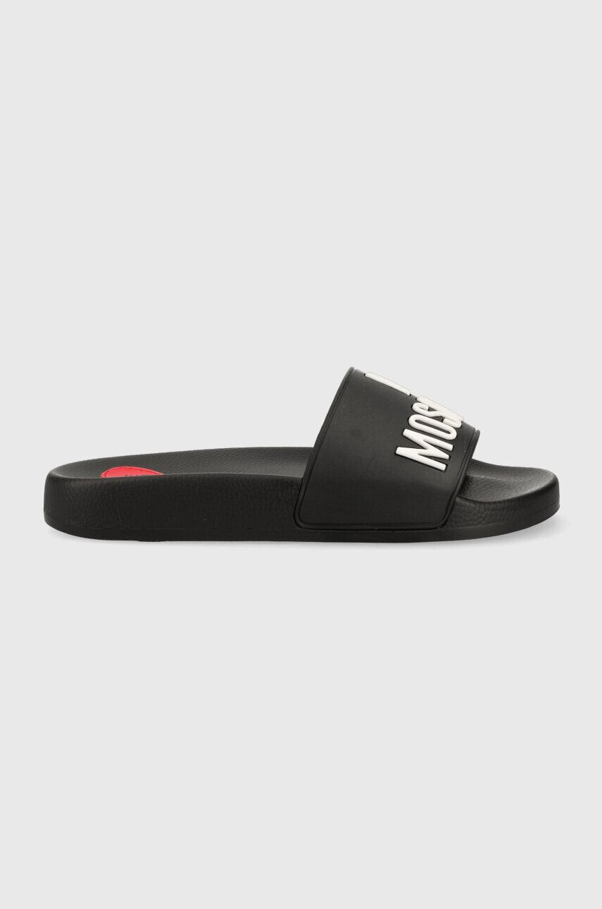 Love Moschino papuci Sabotd Pool 25 femei culoarea negru JA28052G1G - Pled.ro