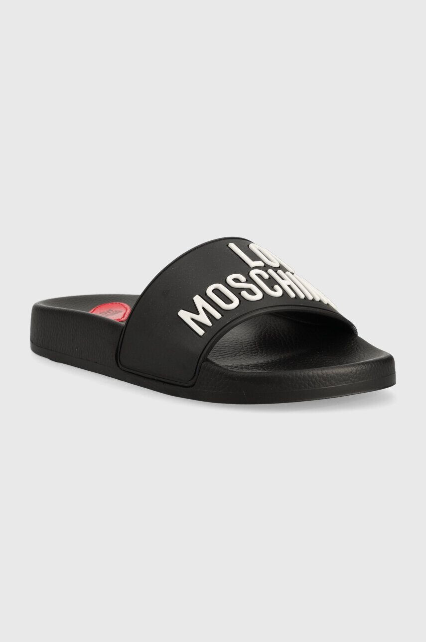 Love Moschino papuci Sabotd Pool 25 femei culoarea negru JA28052G1G - Pled.ro