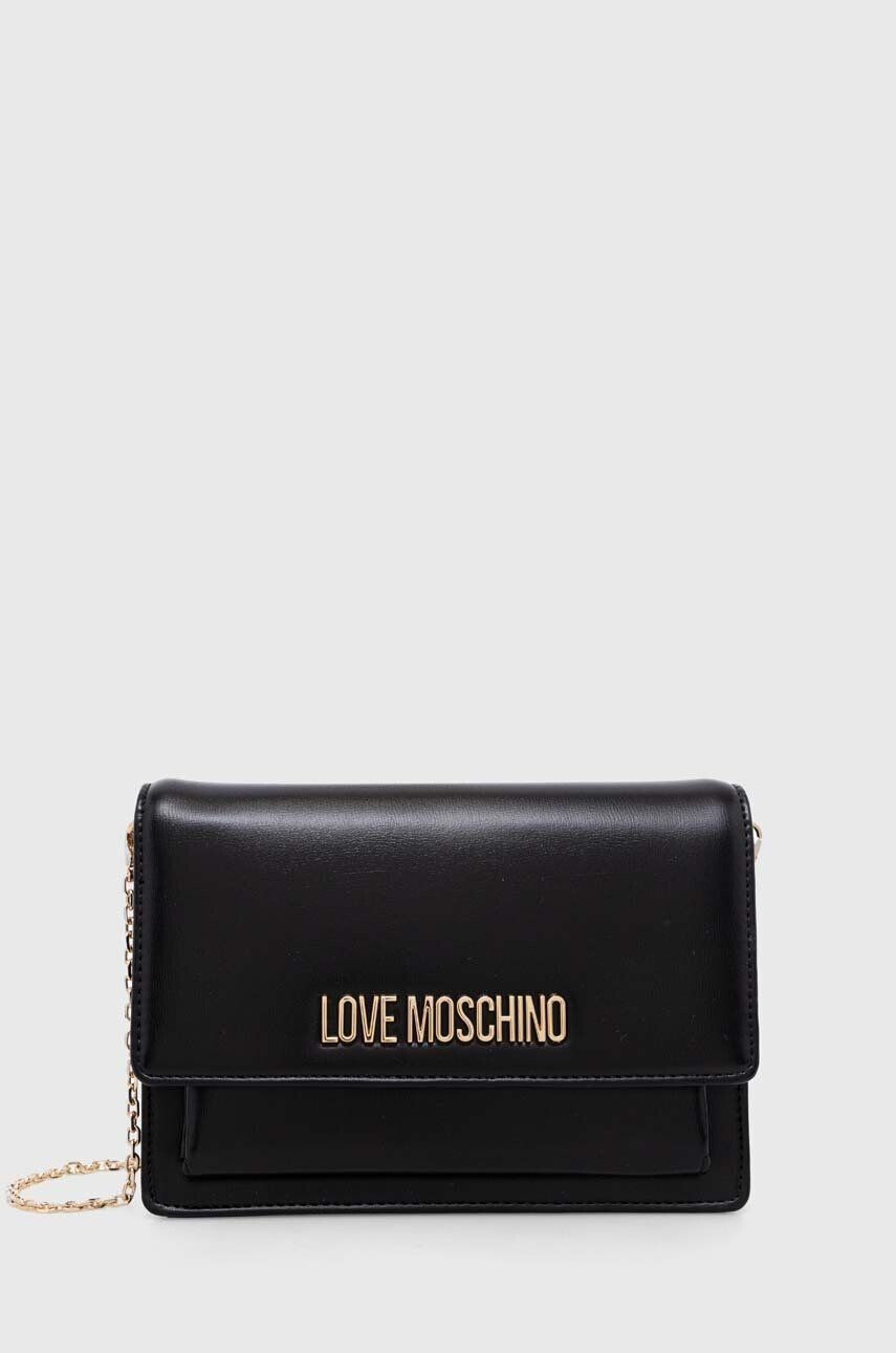 Love Moschino poseta culoarea negru - Pled.ro