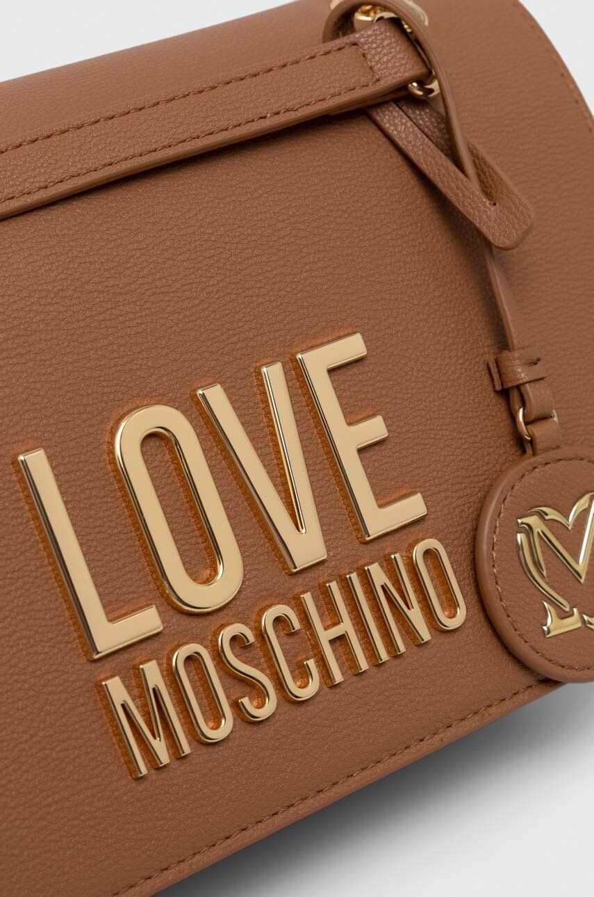 Love Moschino poseta culoarea maro - Pled.ro