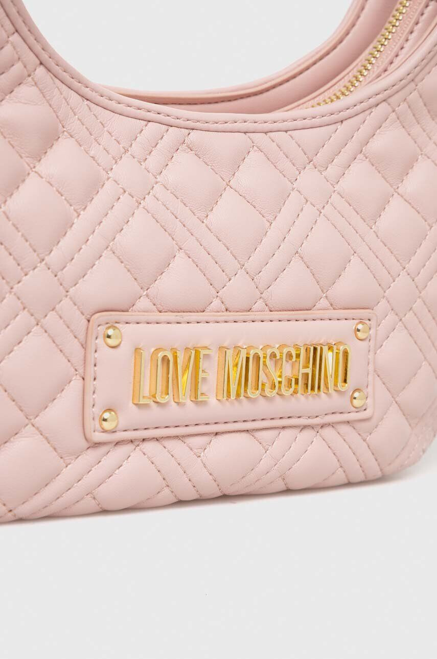 Love Moschino poseta culoarea roz - Pled.ro