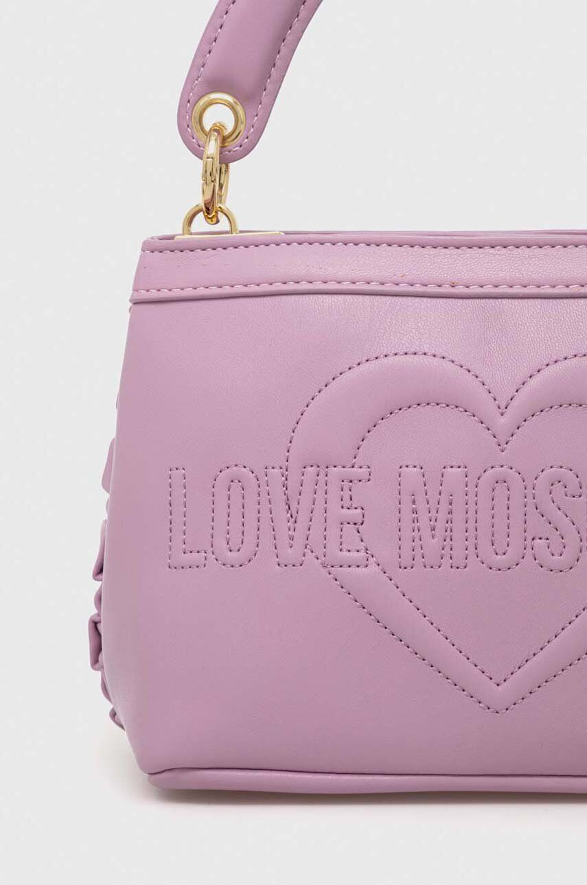 Love Moschino poseta culoarea violet - Pled.ro