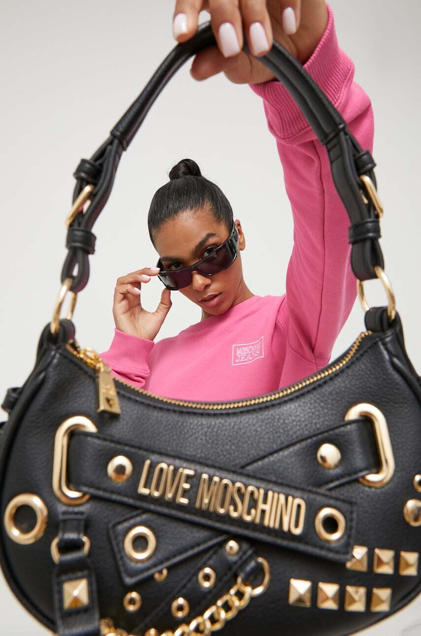 Love Moschino poseta culoarea negru - Pled.ro