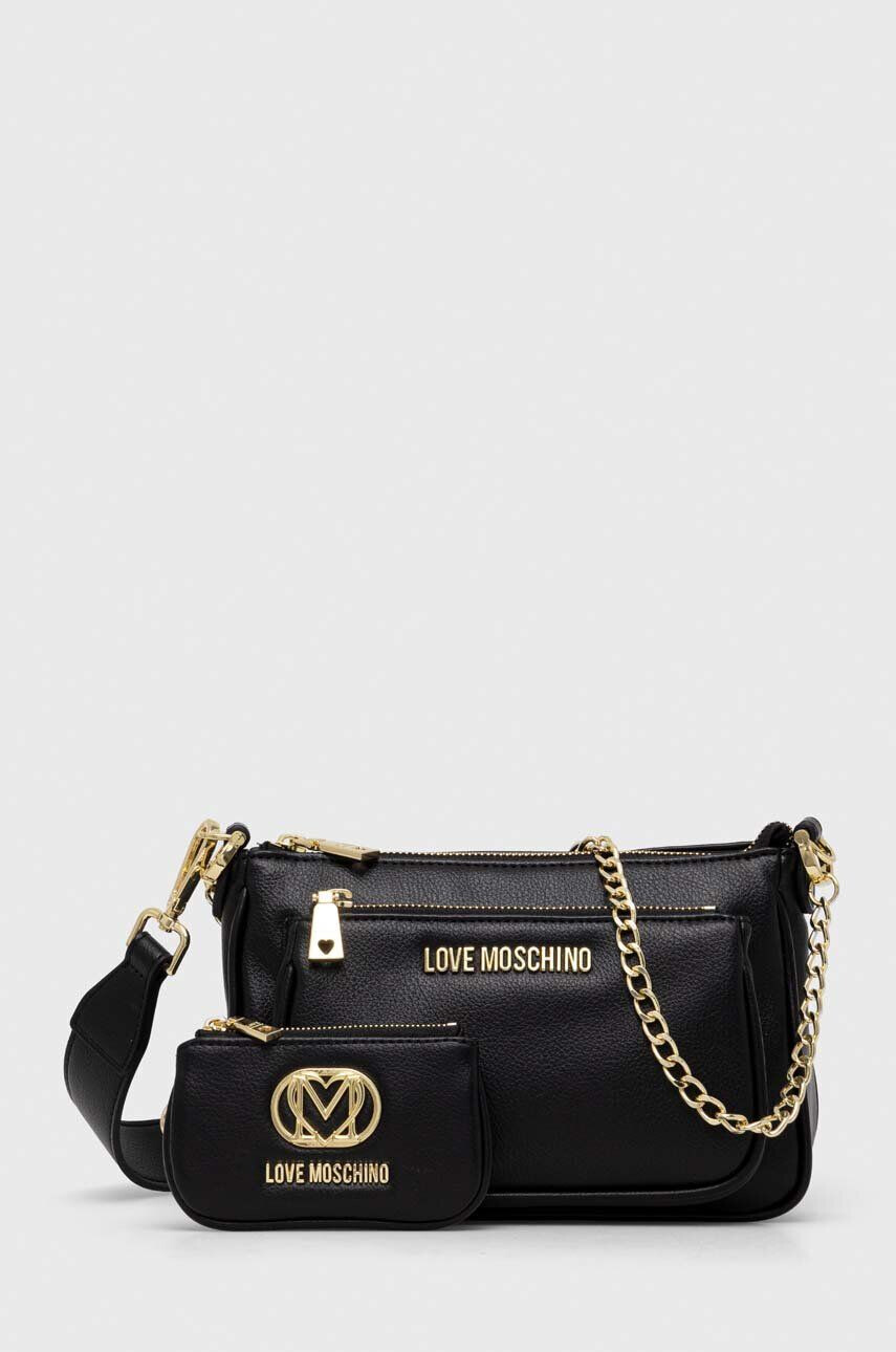 Love Moschino poseta culoarea negru - Pled.ro