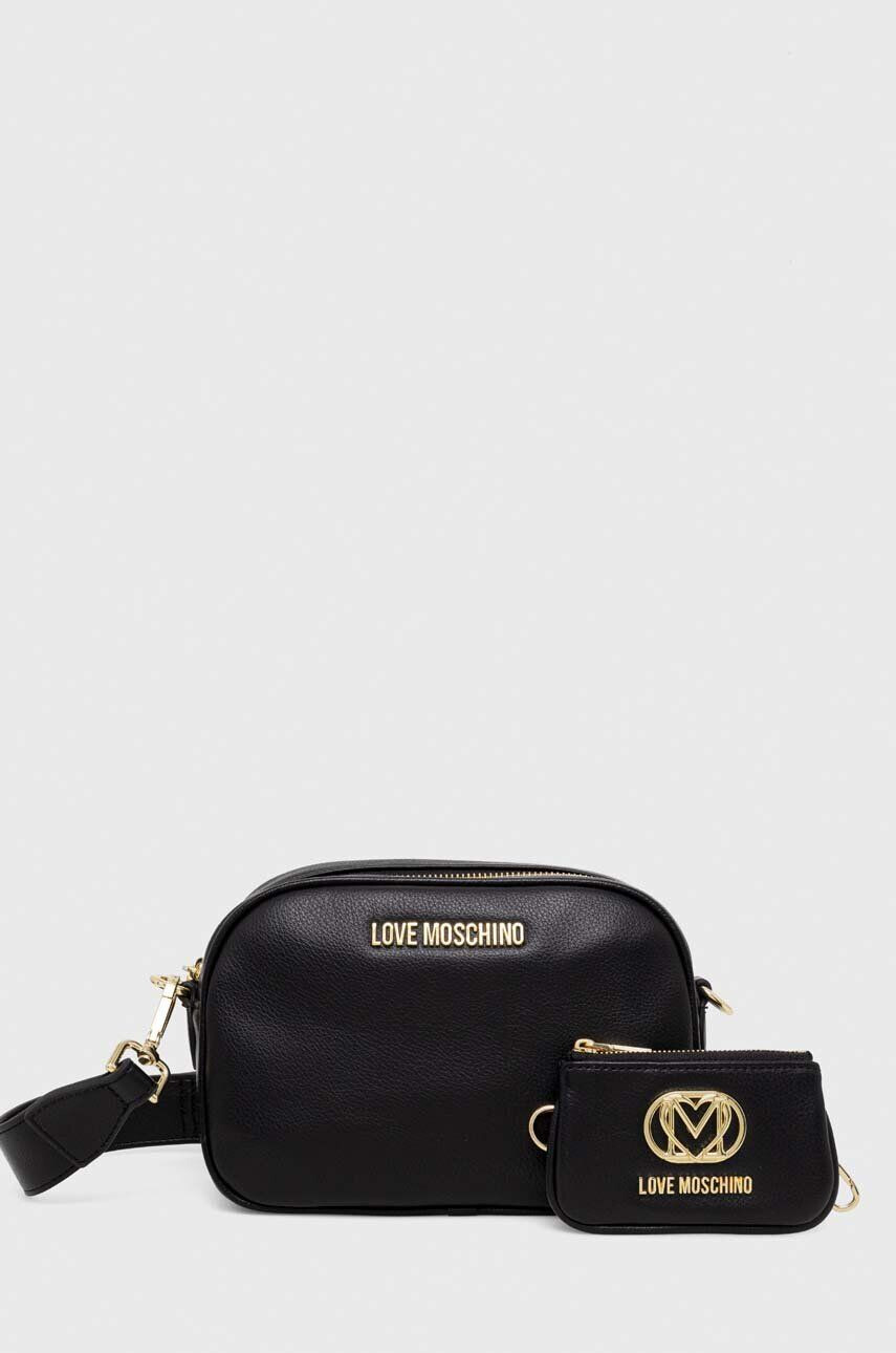 Love Moschino poseta culoarea negru - Pled.ro