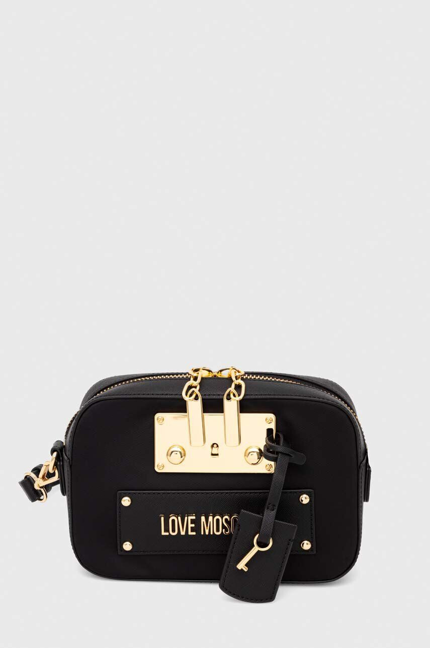 Love Moschino poseta culoarea negru - Pled.ro