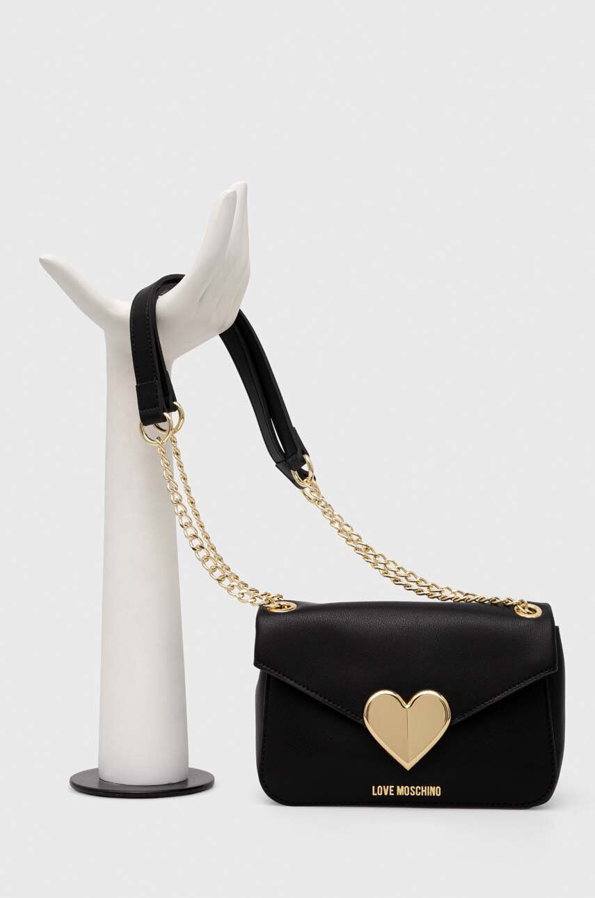 Love Moschino poseta culoarea negru - Pled.ro