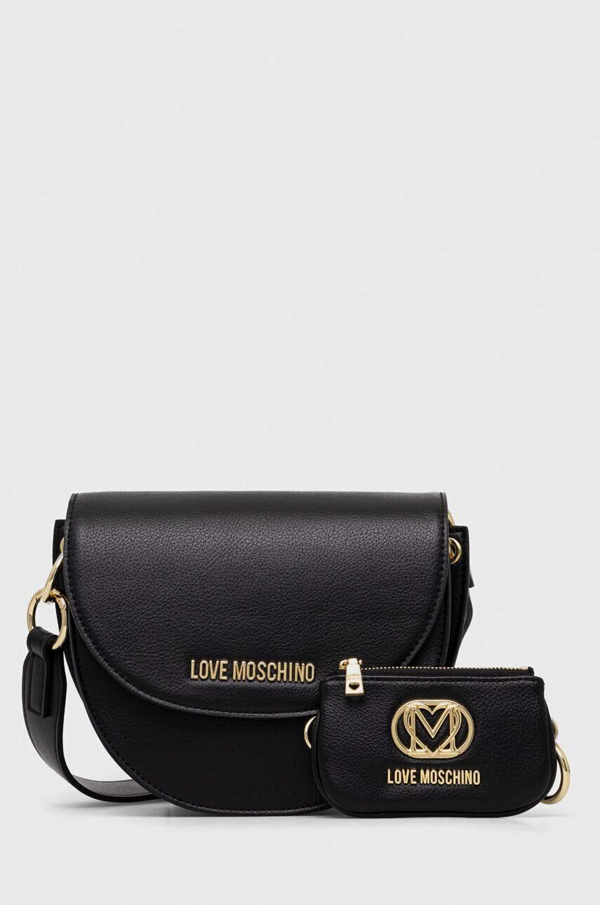 Love Moschino poseta culoarea negru - Pled.ro